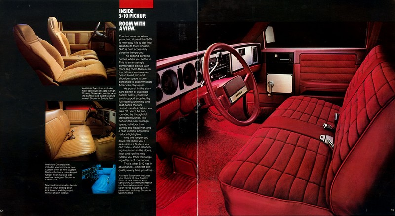 1985 Chevrolet S-10 Pickups Brochure Page 7